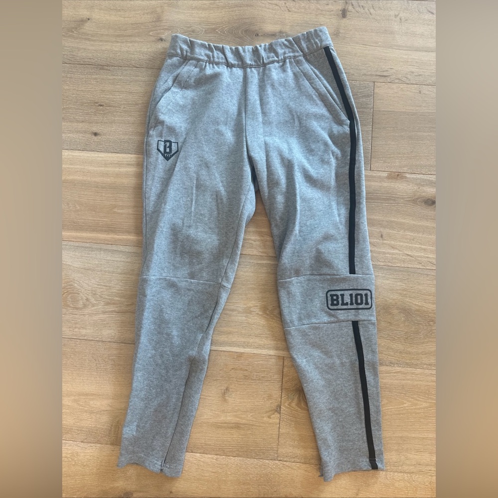 Baseball Lifestyle 101 Gray Jogger Pants Size Men’s Medium